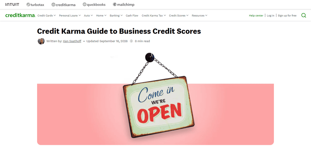 Credit Karma for Business