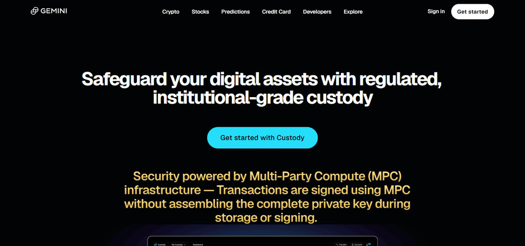Gemini Custody