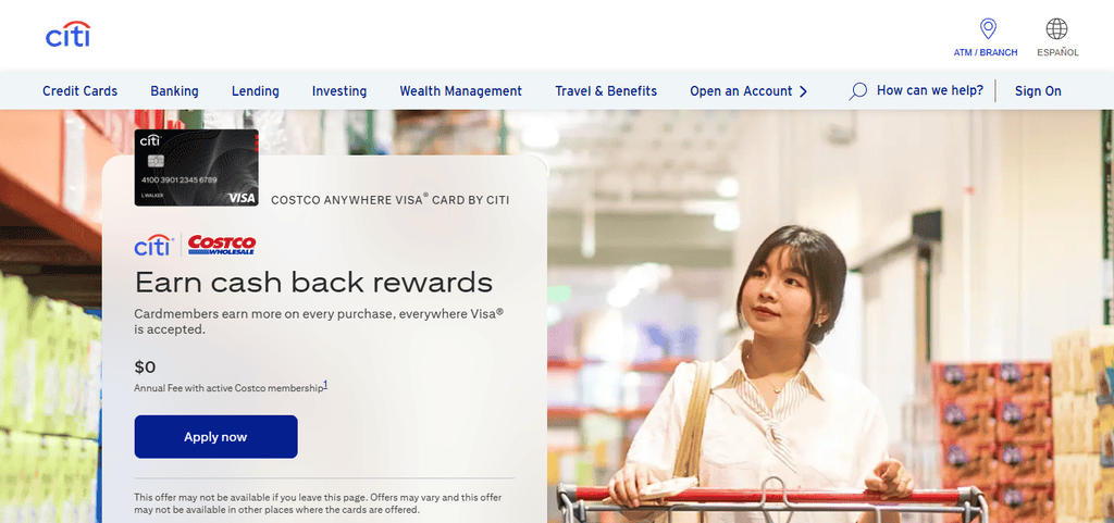 Costco Anywhere Visa® Card by Citi