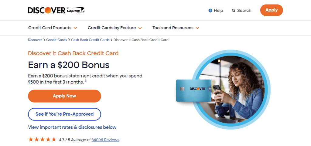 Discover it® Cash Back