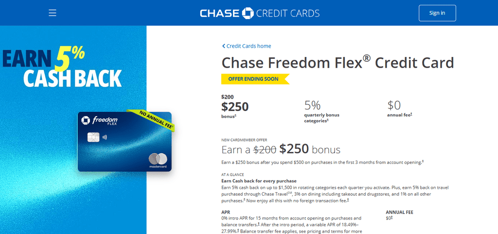 Chase Freedom Flex®