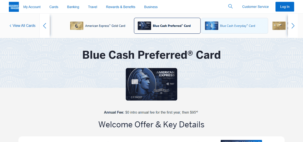 American Express Blue Cash Preferred® Card