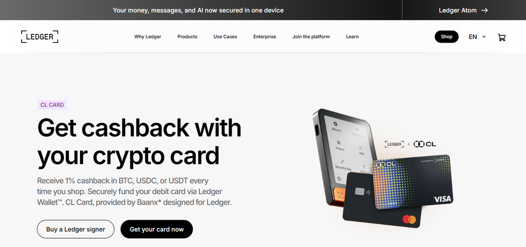 Ledger CL Card (Powered by Baanx)