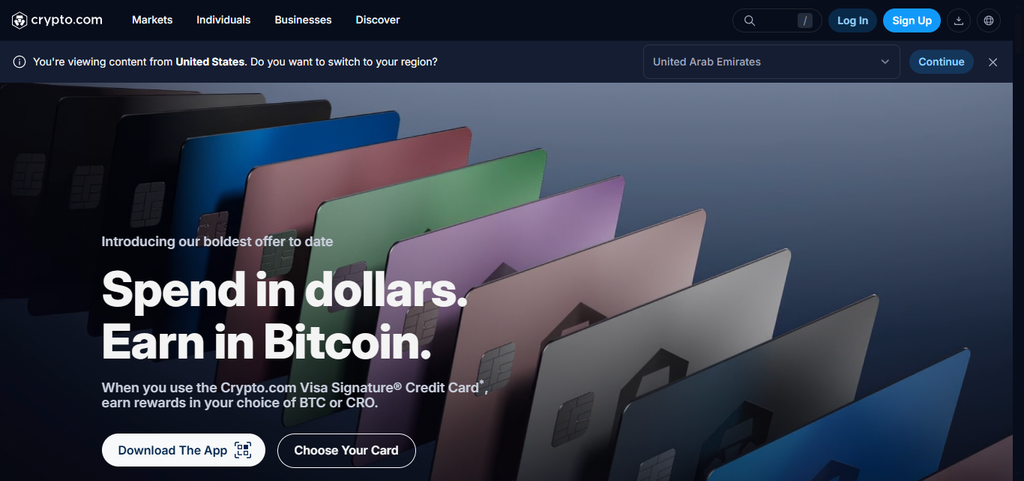 Crypto.com Visa / US Credit Card